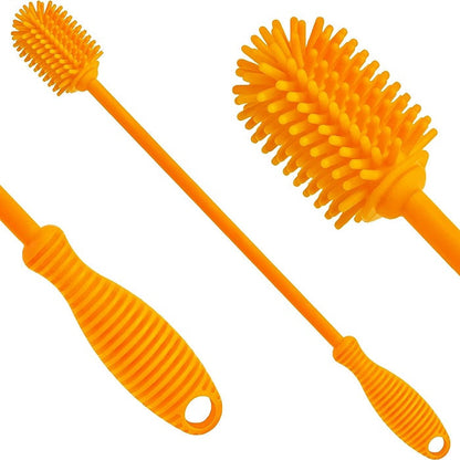 Silicone Bottle Brush with Long Handle pack of 2