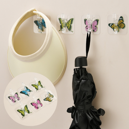 Butterfly Design Wall Hook (Pack of 5 Pcs)